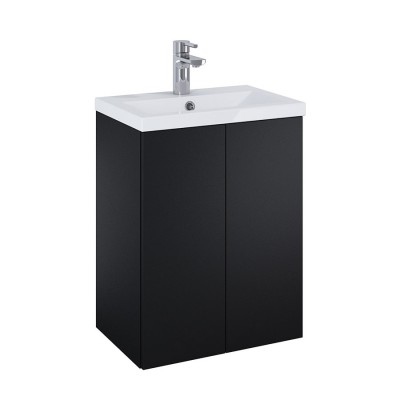 Elita Meble Kido Black Mat zestaw szafka z umywalką 50 cm 168096 Elita Meble Kido Black Mat zestaw szafka z umywalką 50 cm 168096