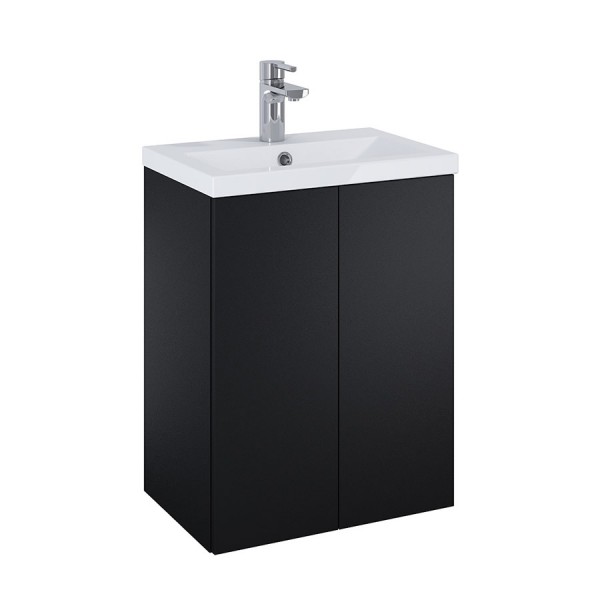 Elita Meble Kido Black Mat zestaw szafka z umywalką 50 cm 168096