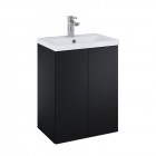 Elita Meble Kido Black Mat zestaw szafka z umywalką 50 cm 168096