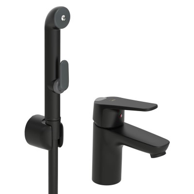 Oras Vega zestaw Bidette ECO czarny mat 1812FG-33