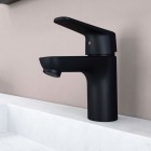 Oras Vega bateria umywalkowa ECO bez korka czarny mat 1810FG-33