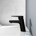 Oras Twista bateria umywalkowa bez korka czarny mat 3806F-33