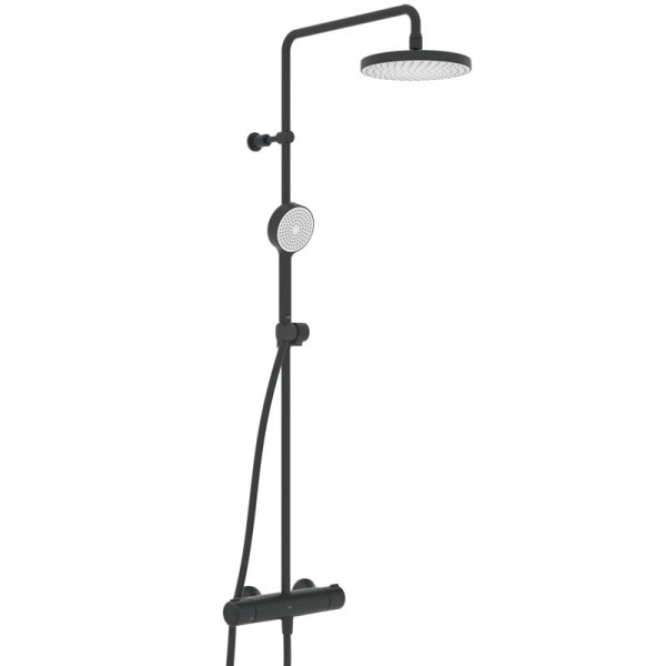 Oras Nova zestaw natryskowy termostatyczny czarny mat 7402U-33