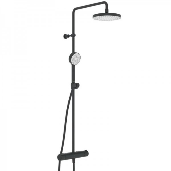Oras Nova zestaw natryskowy termostatyczny czarny mat 7402-33