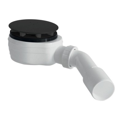 Oltens Pite Turbo syfon brodzikowy 90 mm czarny mat 08001300