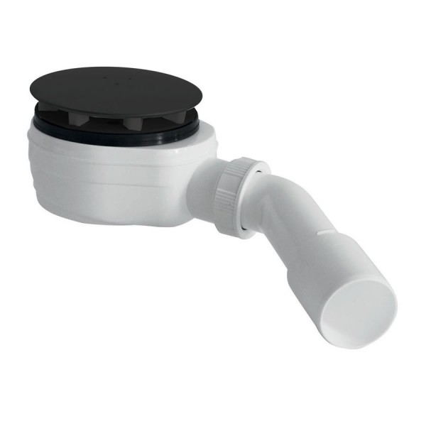 Oltens Pite Turbo syfon brodzikowy 90 mm czarny mat 08001300