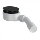 Oltens Pite Turbo syfon brodzikowy 90 mm czarny mat 08001300