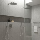 Oltens Sondera deszczownica 30 cm okrągła chrom 37002100