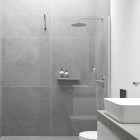 Oltens Vindel deszczownica 25 cm okrągła chrom 37000100