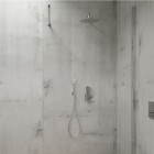 Oltens Vindel deszczownica 25 cm okrągła chrom 37000100