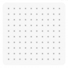 Oltens Vindel deszczownica 25x25 cm kwadratowa chrom 37001100