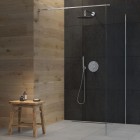 Oltens Sondera deszczownica 30 cm okrągła chrom 37002100