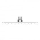 Oltens Vindel deszczownica 25x25 cm kwadratowa chrom 37001100