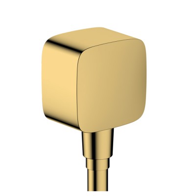 Hansgrohe Fixfit przyłącze węża z zaworem zwrotnym złoty optyczny polerowany 26457990