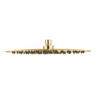 Oltens Vindel deszczownica 30 cm okrągła złoty połysk 37000800