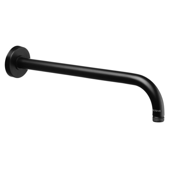 Oltens Lagan ramię deszczownicy 40 cm okrągłe czarny mat 39400300