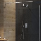 Oltens Lagan ramię deszczownicy 40 cm prostokątne chrom 39401100