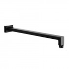 Oltens Lagan ramię deszczownicy 40 cm prostokątne czarny mat 39401300