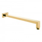 Oltens Lagan ramię deszczownicy 40 cm prostokątne złoty połysk 39401800