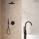 Oltens Ume słuchawka prysznicowa czarny mat 37102300