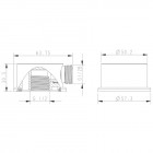 Oltens Saar przyłącze kątowe chrom 39302100