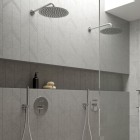 Oltens Hvita przyłącze kątowe z uchwytem okrągłe chrom 39304100