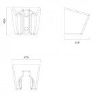 Oltens Gide uchwyt prysznicowy chrom 37401100