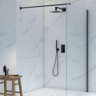 Oltens Ronneby wąż prysznicowy 125 cm czarny mat 37200300