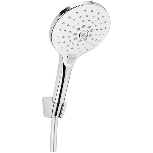 Oltens Saxan EasyClick Gide zestaw prysznicowy chrom/biały 36006110