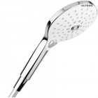 Oltens Saxan EasyClick Gide zestaw prysznicowy chrom/biały 36006110