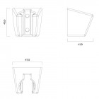 Oltens Rhine Gide zestaw bidetowy chrom 36017100