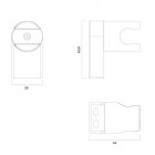 Oltens Sog Gide zestaw prysznicowy czarny mat 36011300