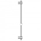 Oltens Saxan Easy Click Alling 60 zestaw prysznicowy chrom 36000100