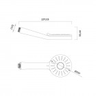 Oltens Motala Select Alling 60 zestaw prysznicowy chrom 36001100