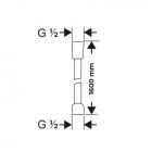 Oltens Saxan Easy Click Alling 60 zestaw prysznicowy chrom 36000100