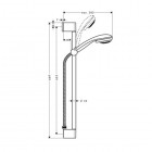 Hansgrohe Crometta 85 zestaw natryskowy 0,65m lub 0,90m 27767000