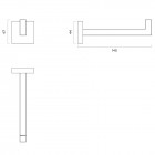 Oltens Tved uchwyt na papier toaletowy zapasowy chrom 81106100