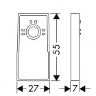 Hansgrohe podkładka dystansowa do korekty w pionie do Raindance Unica S