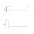 Oltens Tved uchwyt na papier toaletowy chrom 81105100