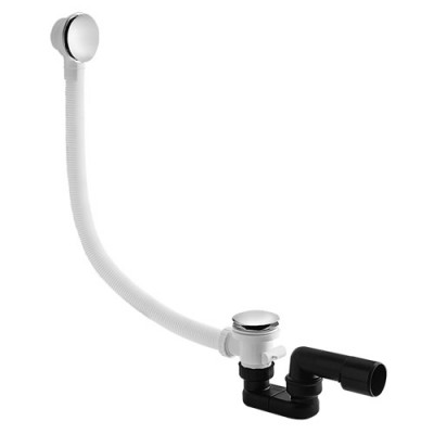 Vedo przelew wannowy klik klak z syfonem 57 cm chrom 266C/70/CH Vedo przelew wannowy klik klak z syfonem 57 cm chrom 266C/70/CH