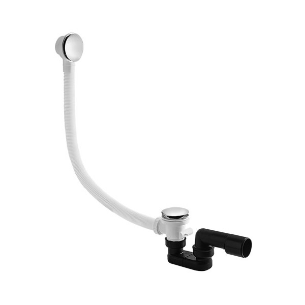 Vedo przelew wannowy klik klak z syfonem 57 cm chrom 266C/70/CH