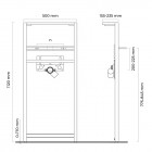 Oltens Triberg stelaż podtynkowy do umywalki 53001000