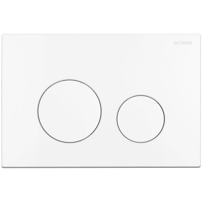 Oltens Lule przycisk spłukujący do WC biały 57102000