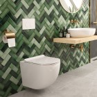 Oltens Lule przycisk spłukujący do WC biały 57102000