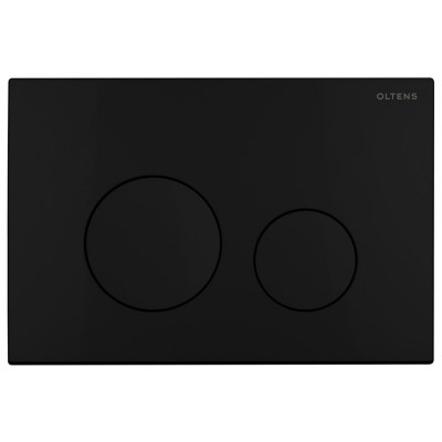 Oltens Lule przycisk spłukujący do WC czarny mat 57104300