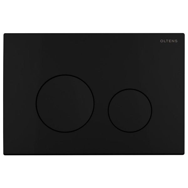 Oltens Lule przycisk spłukujący do WC czarny mat 57104300