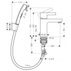 Hansgrohe Metris S zestaw Bidette