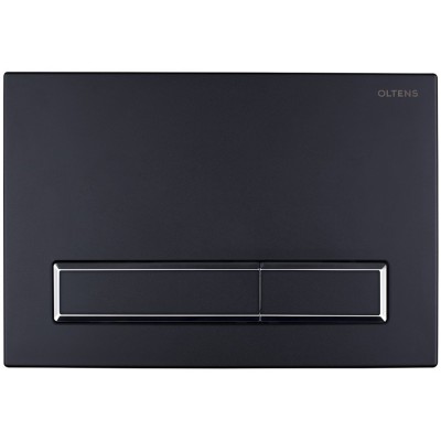 Oltens Torne przycisk spłukujący do WC czarny mat/chrom/czarny mat 57101300