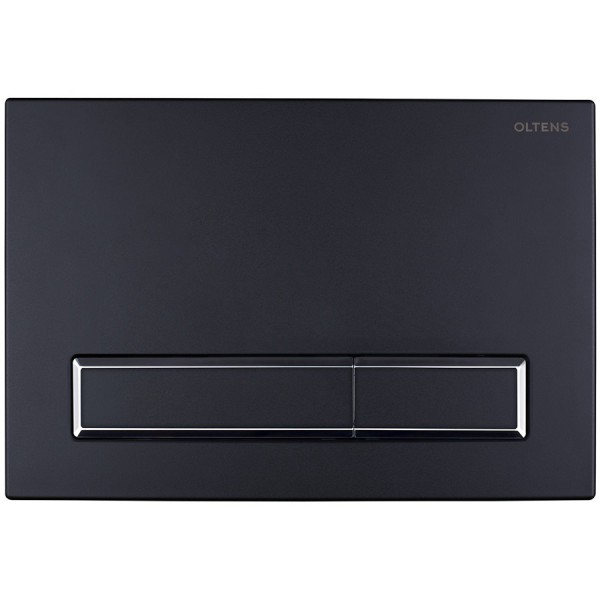 Oltens Torne przycisk spłukujący do WC czarny mat/chrom/czarny mat 57101300