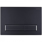 Oltens Torne przycisk spłukujący do WC czarny mat/chrom/czarny mat 57101300